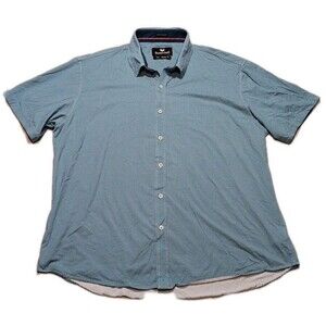 Butter Cloth Shirt Mens XXL Tall Fit Performance Stretch Icy Cotton Short Sleeve